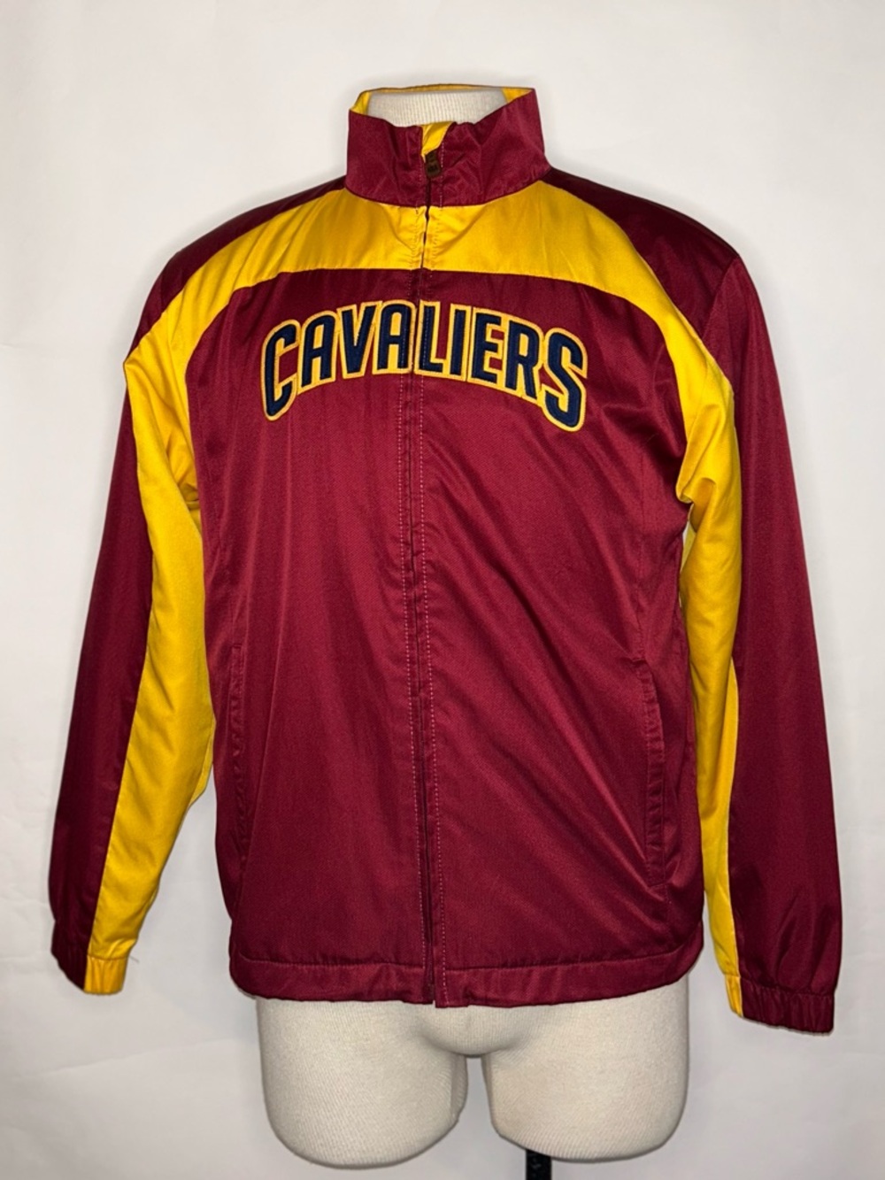 Cavaliers Men's Burgundy & Gold Athletic Track Jacket